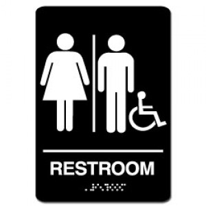 Handicap Restroom Sign